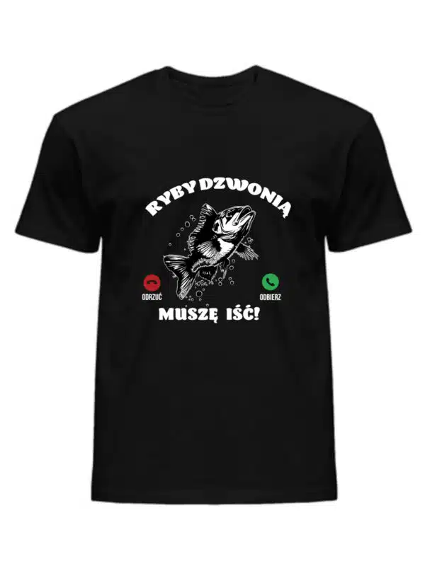 Koszulka Męska Ryby Dzwonią